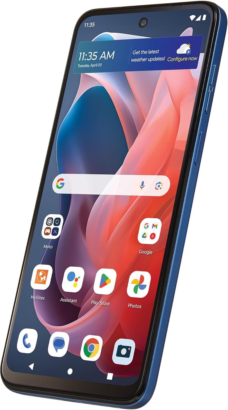 TracFone Motorola Moto g Play 2024 [Activation Promotion] Locked to , 64GB, Includes 1500Min/1500Txt/1500MB, 365 Days Service Plan, 6.5" 90Hz Display, 50MP Camera, Storage 4GB RAM - Image 3